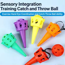 Outdoor Toy Catching Set Throwing Catching Sensory Integration Game Set Children'S Hand Eye Coordination Training