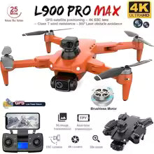 NEW HOT L900 Pro MAX GPS Drone 4K Professional HD Dual Camera 5G Wifi 360° Obstacle Avoidance Brushless Foldable Quadcopter